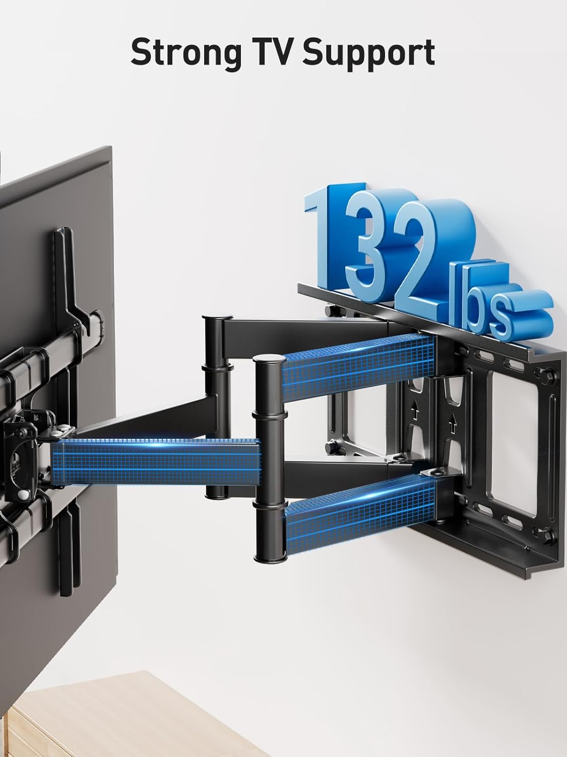 Full Motion TV Wall Mount For 37